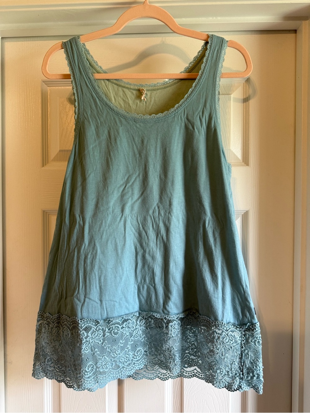Matilda Jane Lace-Hem Scoop Tank